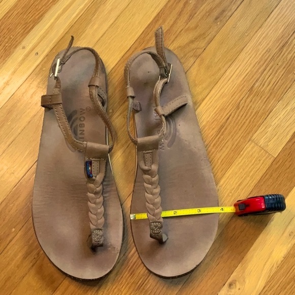 RAINBOW T-Strap Leather Sandals - Picture 2 of 6